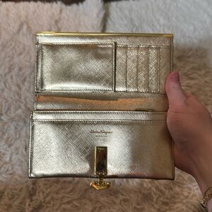 Ferragamo Gold Wallet